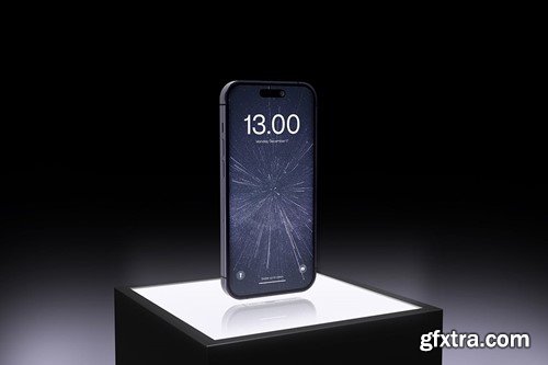 MI - Perspective View Smartphone Mockup PSF6LE3 MI - Perspective View Smartphone Mockup PSF6LE3