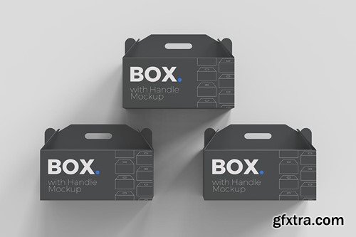 Box with handle Mockups EY4DJG2 Box with handle Mockups EY4DJG2