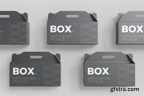 Box with handle Mockups EY4DJG2 Box with handle Mockups EY4DJG2