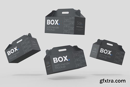 Box with handle Mockups EY4DJG2 Box with handle Mockups EY4DJG2