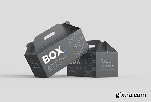 Box with handle Mockups EY4DJG2 Box with handle Mockups EY4DJG2