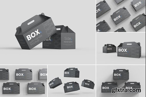Box with handle Mockups EY4DJG2 Box with handle Mockups EY4DJG2