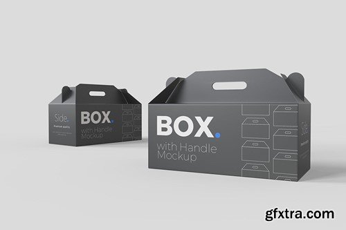 Box with handle Mockups EY4DJG2 Box with handle Mockups EY4DJG2