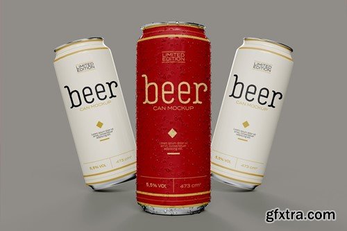 Beer or Soda Cans Mockup JBGURJ6 Beer or Soda Cans Mockup JBGURJ6