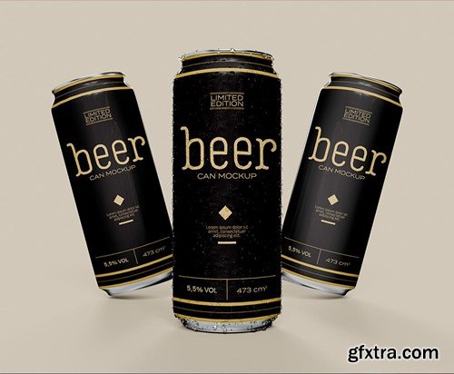 Beer or Soda Cans Mockup JBGURJ6 Beer or Soda Cans Mockup JBGURJ6
