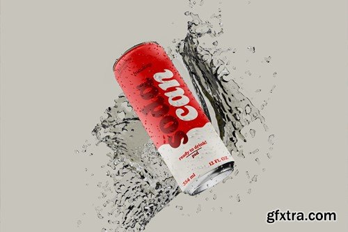 Beer or Soda Cans Mockup ZYD9NDH Beer or Soda Cans Mockup ZYD9NDH