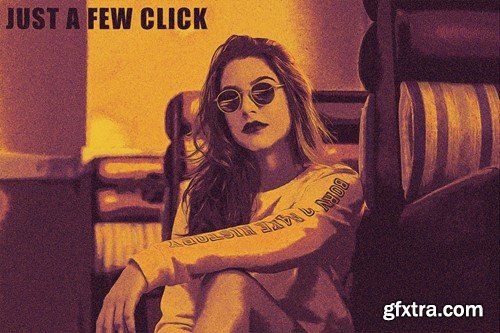 Retro Vector Art Photo Effect RVN3P7J Retro Vector Art Photo Effect RVN3P7J