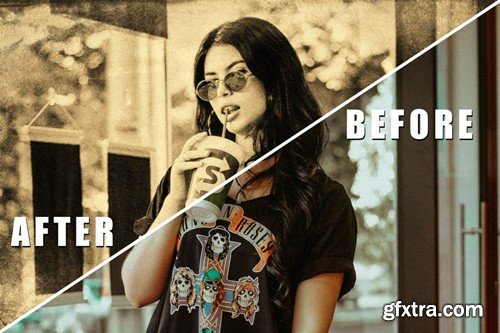 Retro Print Paper Photo Effect MANYFET Retro Print Paper Photo Effect MANYFET