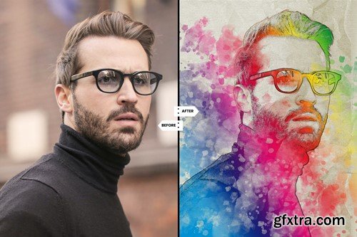 Watercolor Painting Effect Action 8HQUFEC Watercolor Painting Effect Action 8HQUFEC