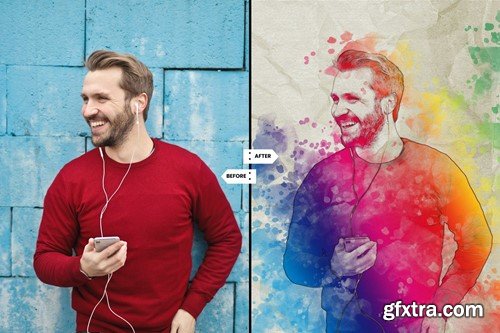 Watercolor Painting Effect Action 8HQUFEC Watercolor Painting Effect Action 8HQUFEC