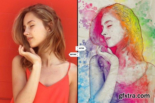 Watercolor Painting Effect Action 8HQUFEC Watercolor Painting Effect Action 8HQUFEC