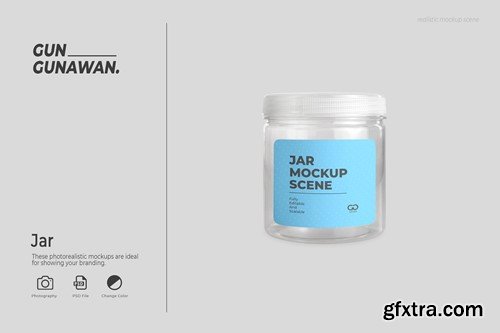 Jar Mockup GFDSCVK Jar Mockup GFDSCVK