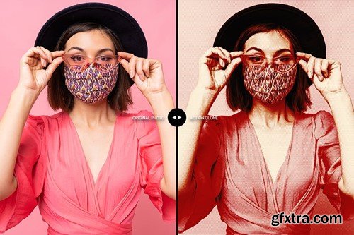 Comic Effect Photoshop Action 7XNR7HA Comic Effect Photoshop Action 7XNR7HA