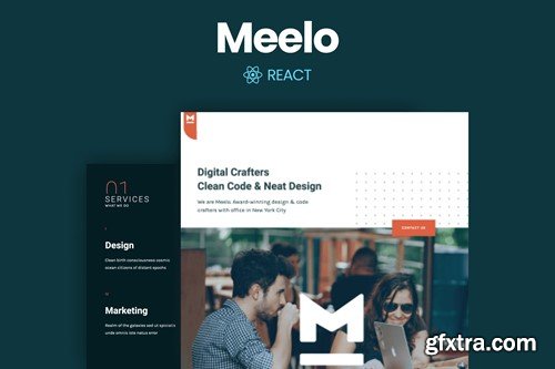 Meelo - React Agency One Page Template 78VPQNB Meelo - React Agency One Page Template 78VPQNB