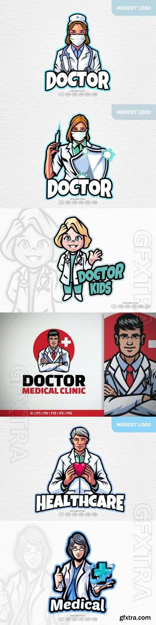 Doctor Medical Clinic Logo Template 6xEPS