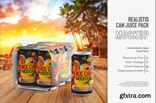 Juice Can Mockups G8JGUAF Juice Can Mockups G8JGUAF