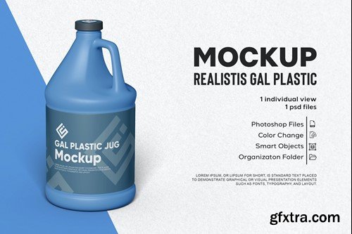 Plastic Bottle Mockup 8AHFW37