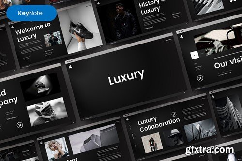 Luxury – Business Keynote Template ZXU28LX