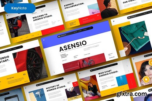 Asensio – Business Keynote Template ALK4QR4 Asensio – Business Keynote Template ALK4QR4