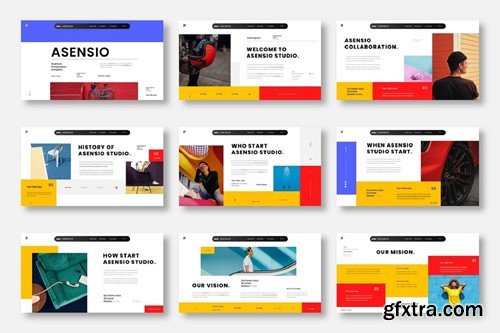 Asensio – Business Keynote Template ALK4QR4 Asensio – Business Keynote Template ALK4QR4