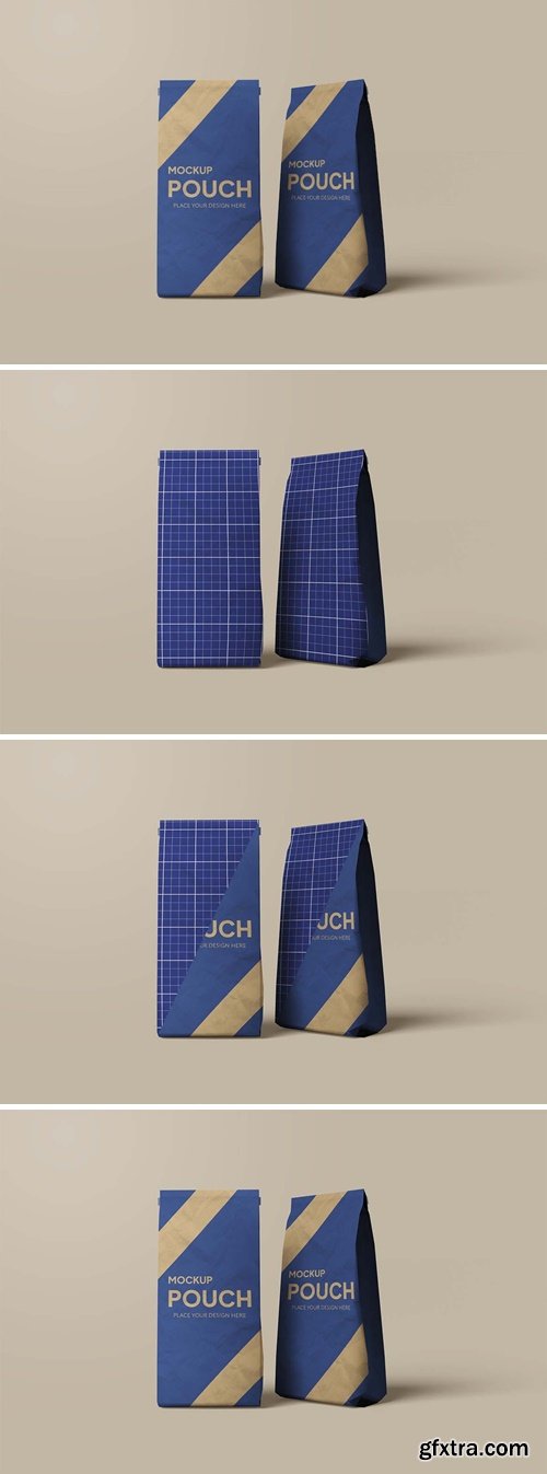 Paper Pouch Mockup Photoshop Template YYURE6A