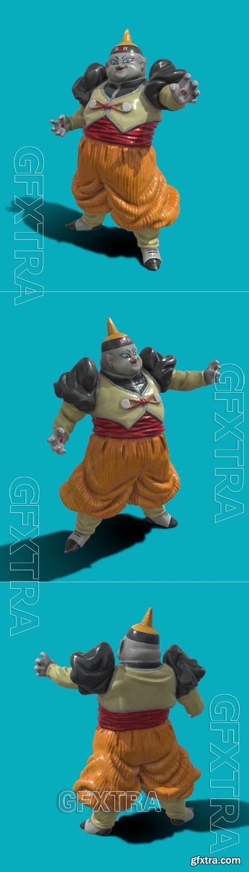 Android 19 (3DScan) 3D Print Model » GFxtra