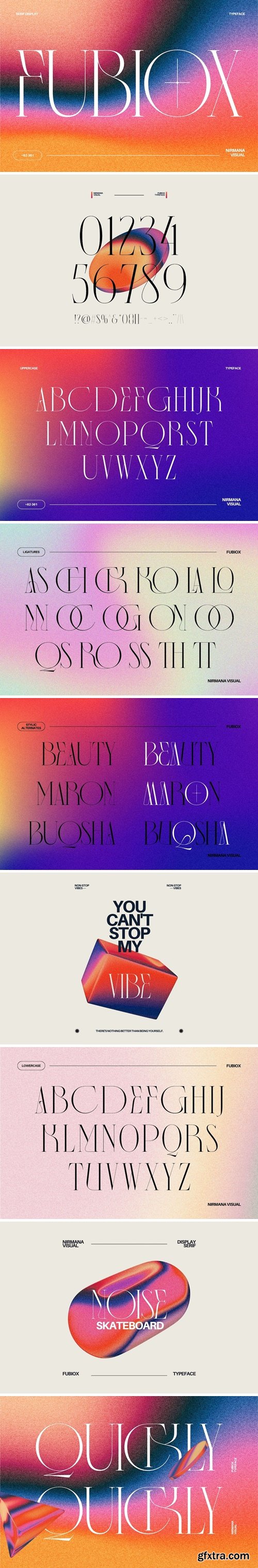 Fubiox - Creative Font