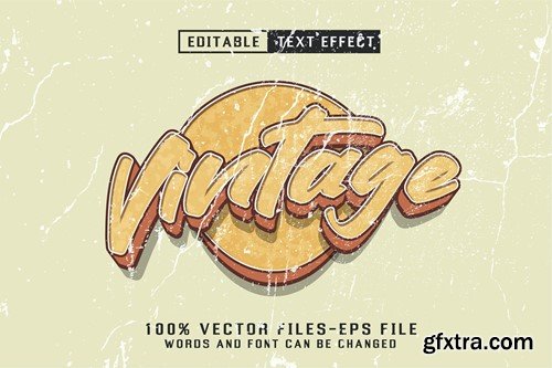 Vintage Editable Text Effect D3PAJCV Vintage Editable Text Effect D3PAJCV