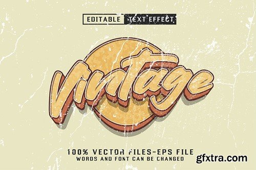 Vintage Editable Text Effect D3PAJCV Vintage Editable Text Effect D3PAJCV