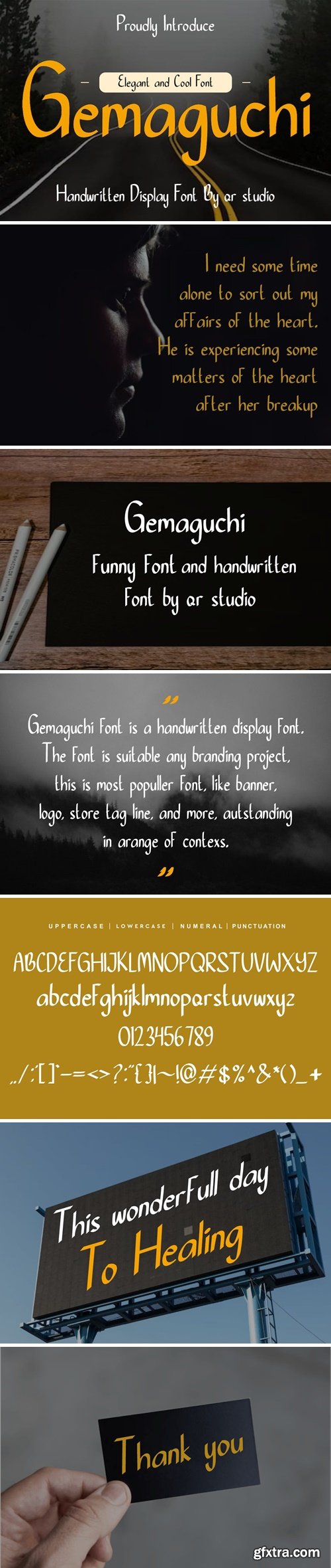 Gemaguchi Font