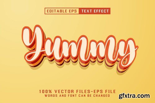 Yummy Editable Text Effect VKA56HS Yummy Editable Text Effect VKA56HS