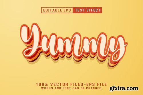 Yummy Editable Text Effect VKA56HS Yummy Editable Text Effect VKA56HS