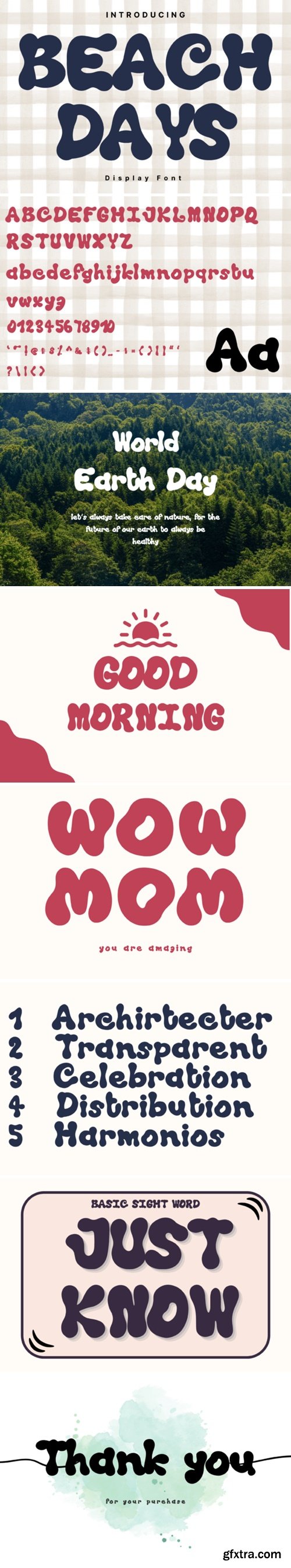 Beach Days Font Beach Days Font