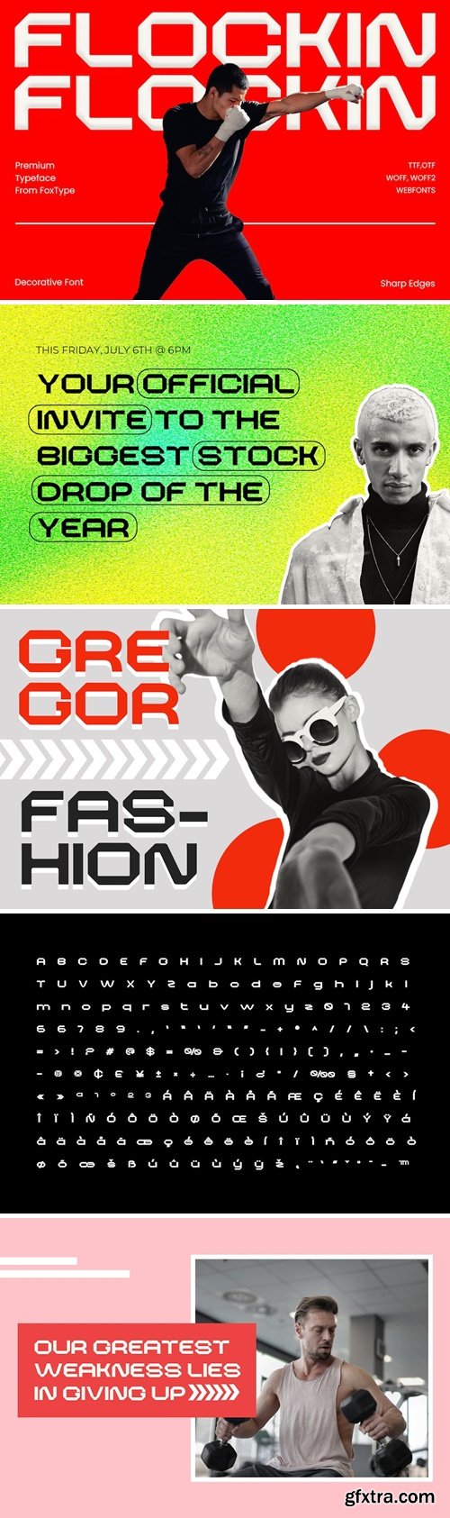 Flockin Display Font