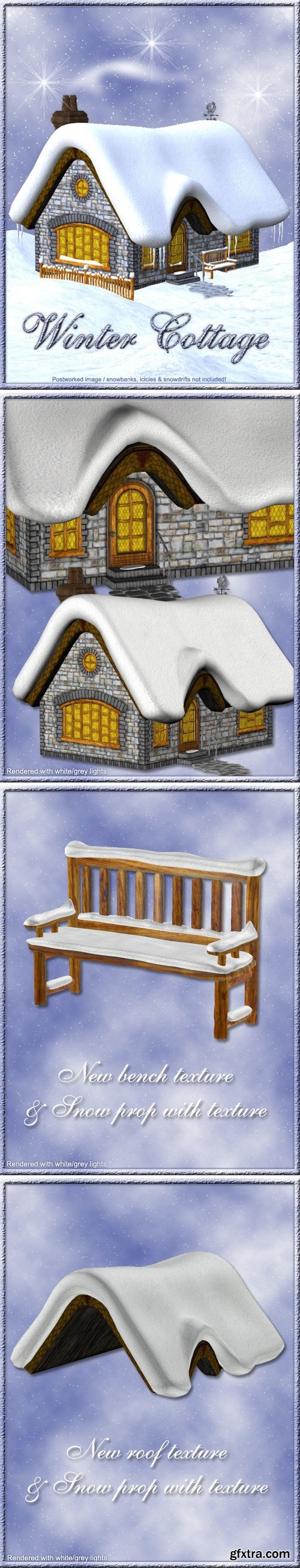 Daz3D Winter Cottage
