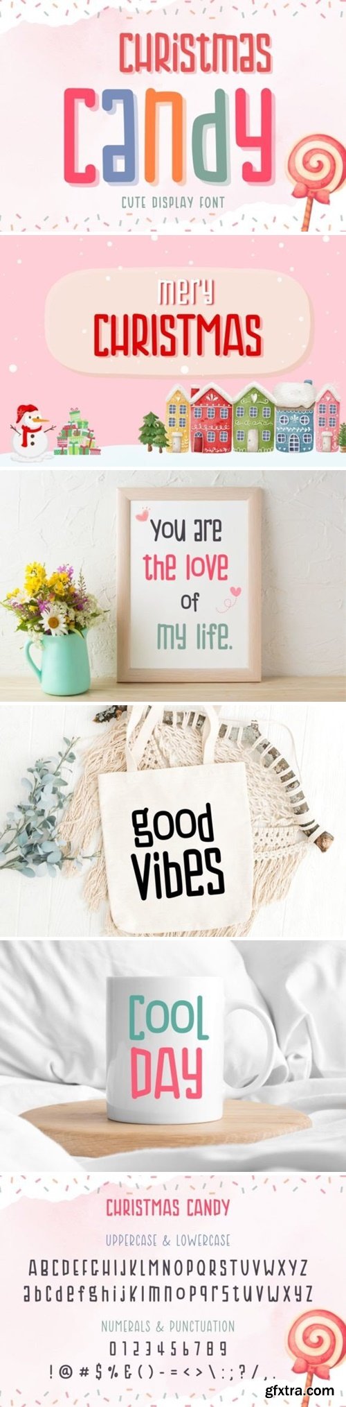 Christmas Candy Font Christmas Candy Font