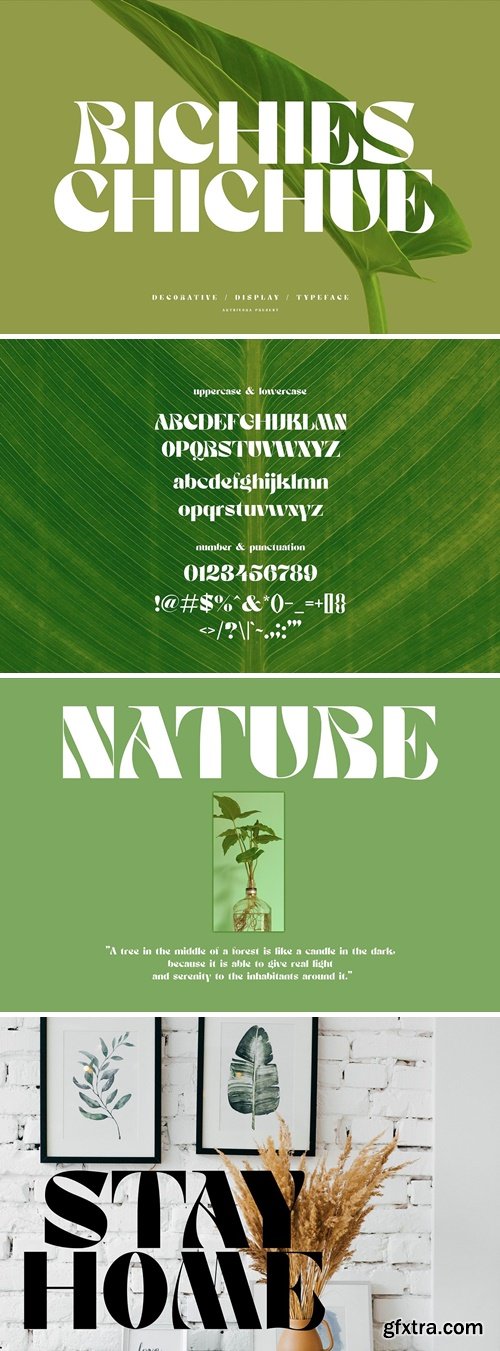 Richieschichue - Decorative Font Richieschichue - Decorative Font