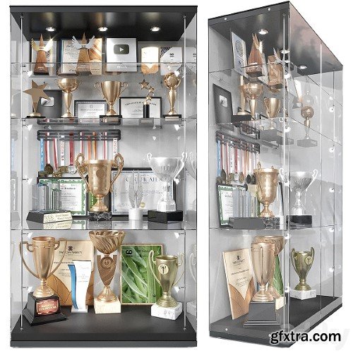 Award Cabinet 3d model