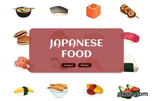 Japanese Food Watercolor BFTDYGK