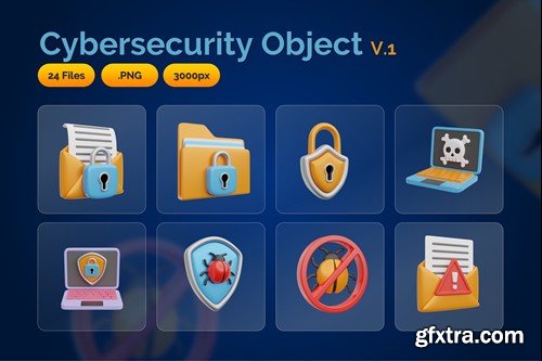 3D Object - Cybersecurity 1 BWKWWWV