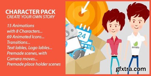 Videohive Character Pack - Create Your Own Story 7046241