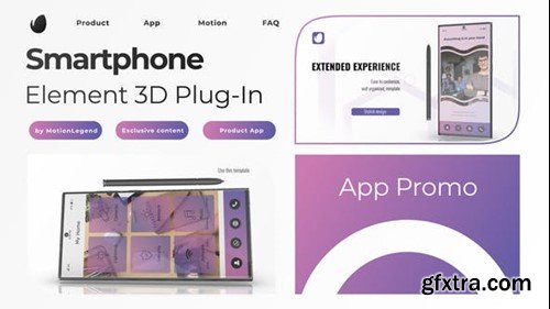 Videohive App Presentation 3D Phone Promo 47054563