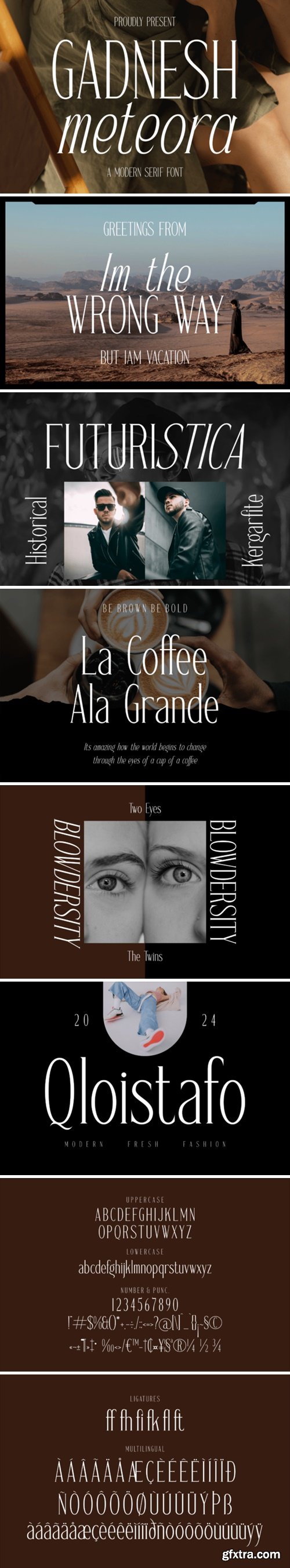 Gadnesh Meteora A Modern Serif Gadnesh Meteora A Modern Serif