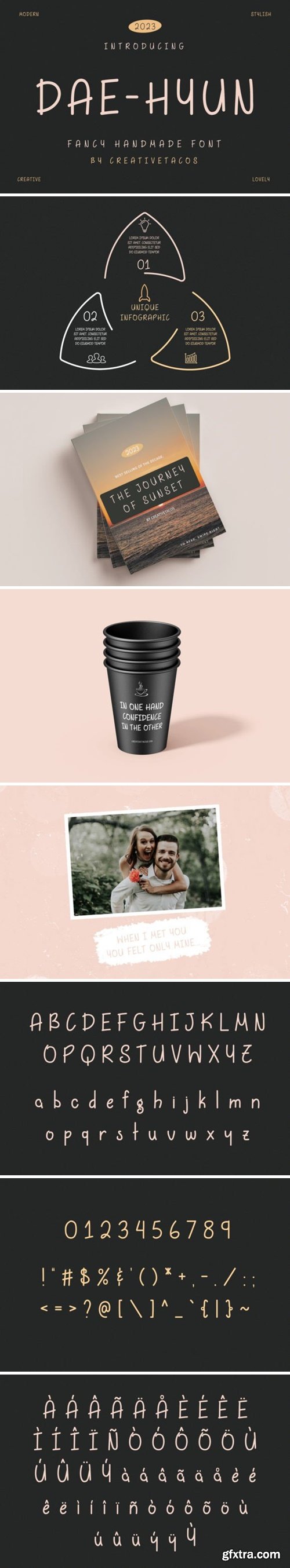 Dae-hyun Fancy Font Dae-hyun Fancy Font