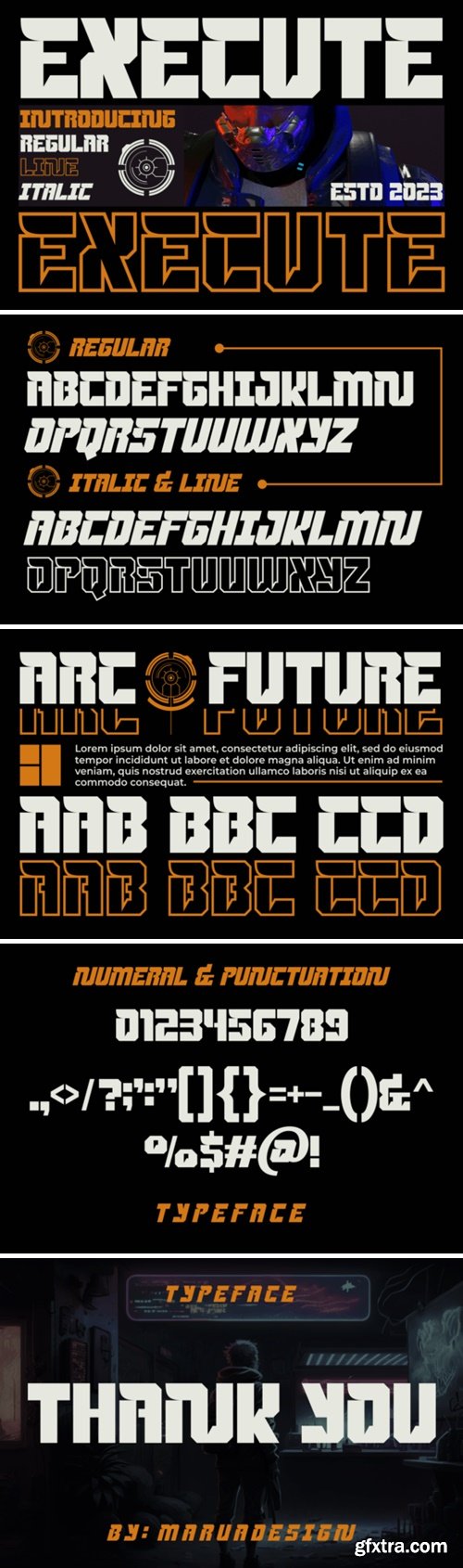 Execute Font Execute Font