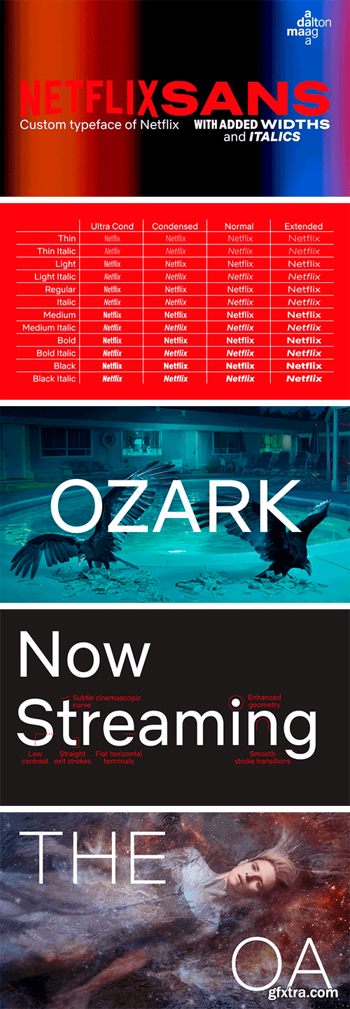 Netflix Sans - Corporative Font Family by Dalton Maag