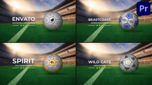 Videohive - Soccer Ball Logo Reveals | Premiere Pro - 46904620 - 46904620
