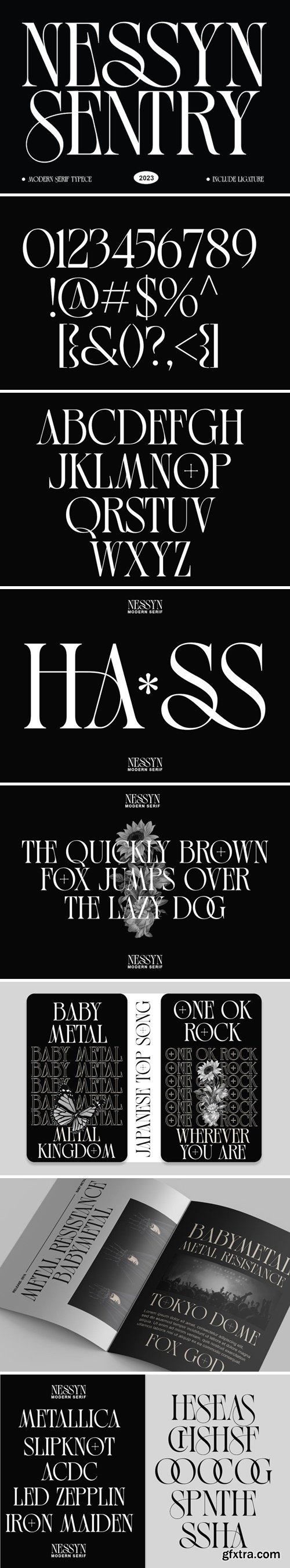 Nessyn Sentry Font