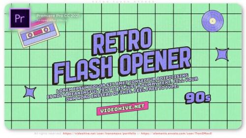 Videohive - Retro Flash Opener - 47122234 - 47122234