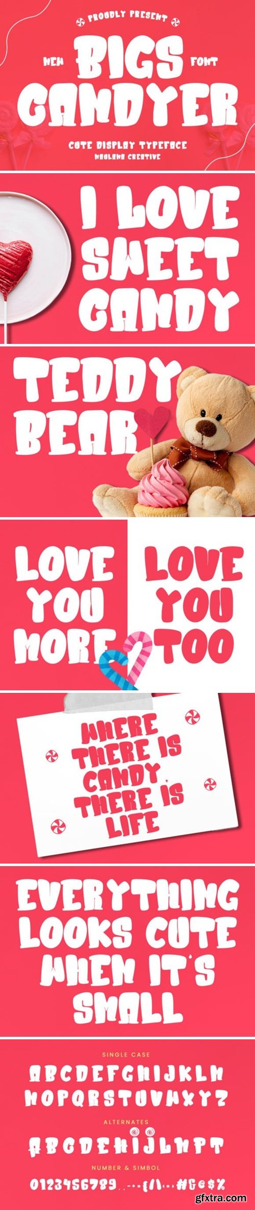 Bigs Candyer Cute Display Font Bigs Candyer Cute Display Font